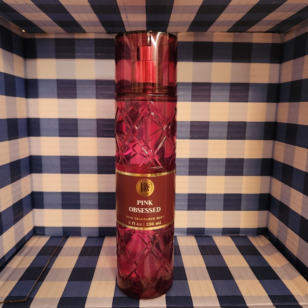 🆕️ PINK OBSESSED Body Spray Fine Fragrance Mist Full Size 8oz BBW NEW